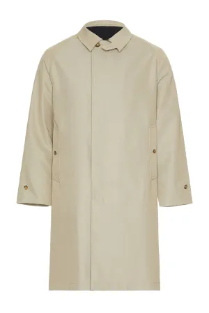 Balmacaan Coat Gabardine