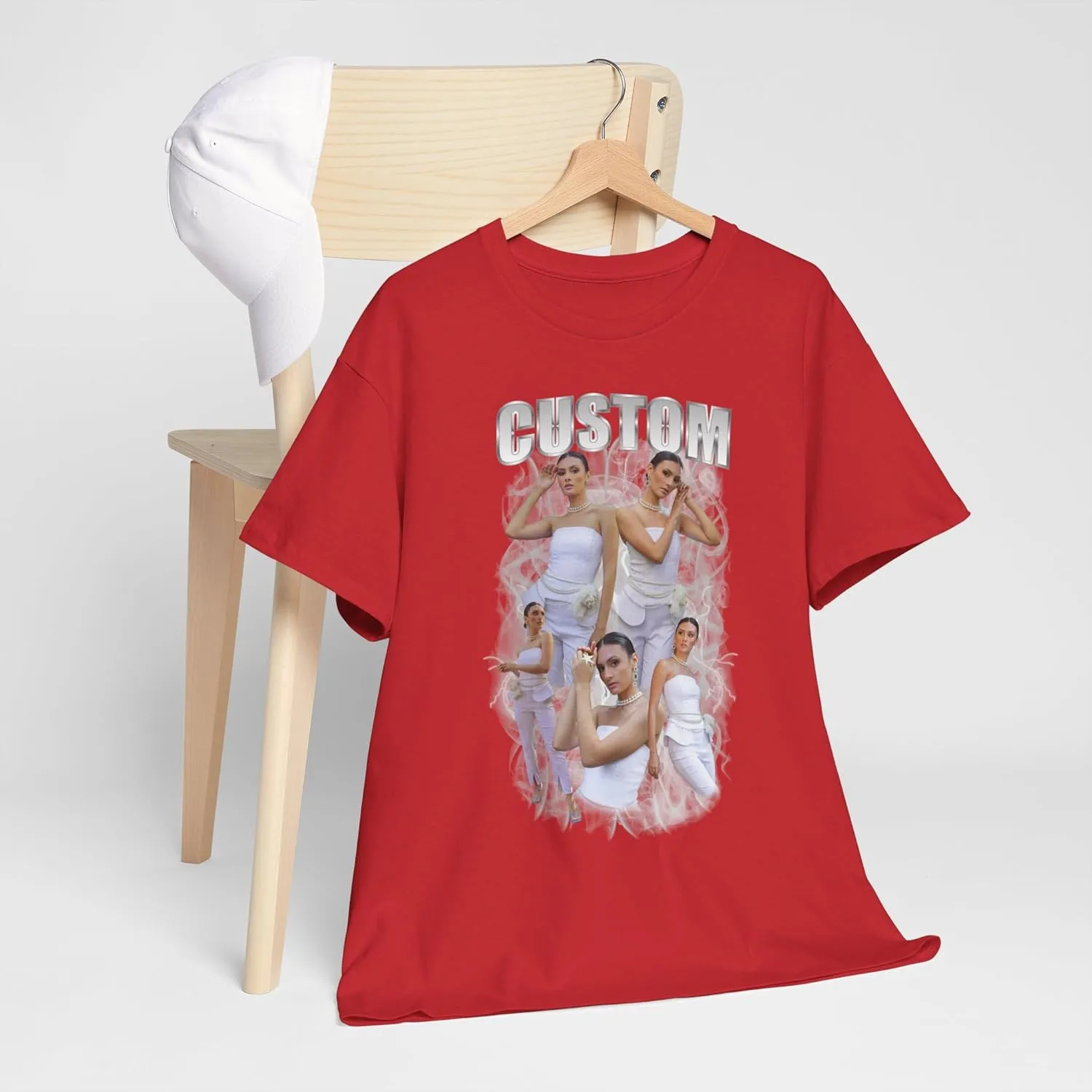 Custom Bootleg Rap Tee Shirt Custom Face Tshirt Custom Your Own Bootleg Shirts Personalized Bootleg Rap Shirts Photo Picture