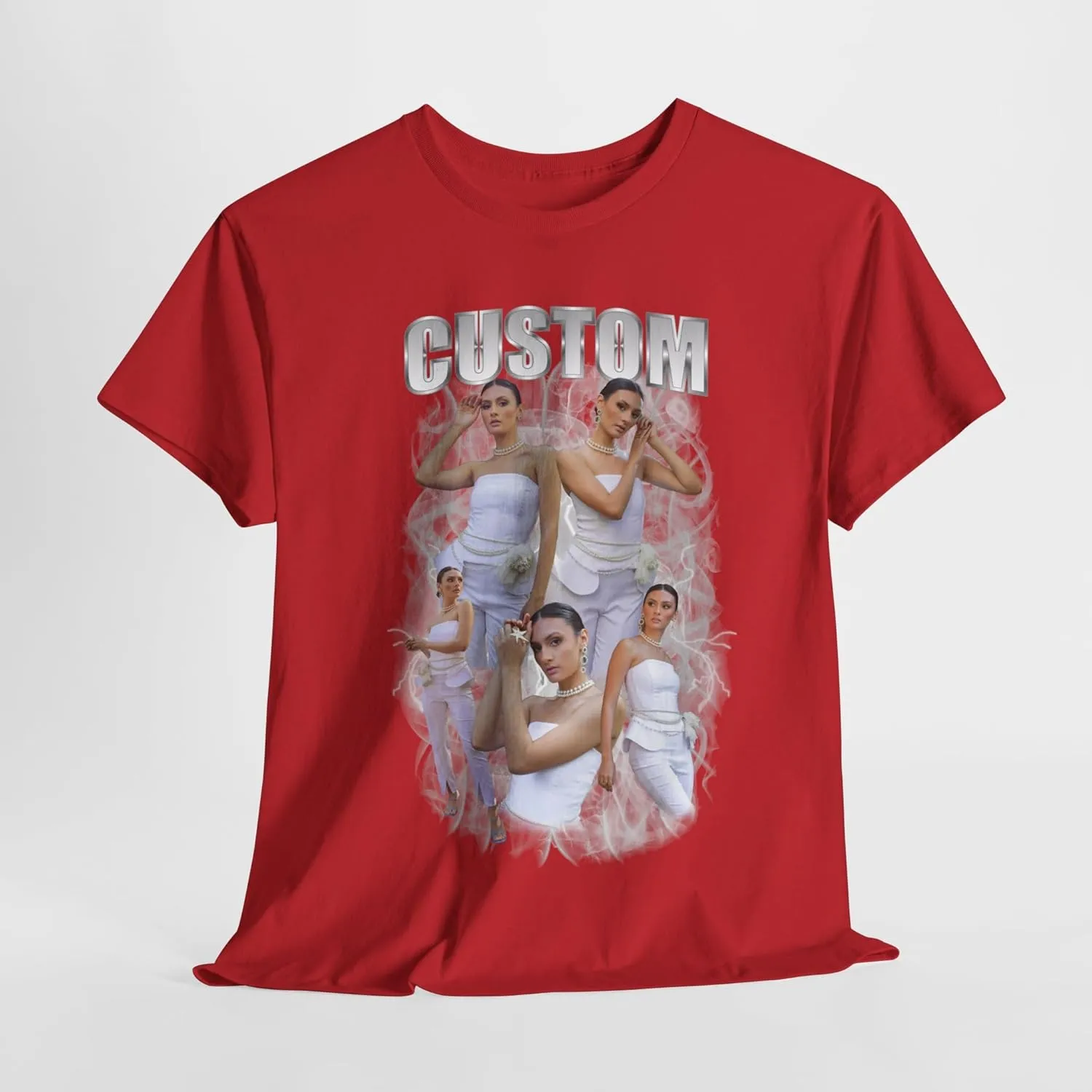Custom Bootleg Rap Tee Shirt Custom Face Tshirt Custom Your Own Bootleg Shirts Personalized Bootleg Rap Shirts Photo Picture