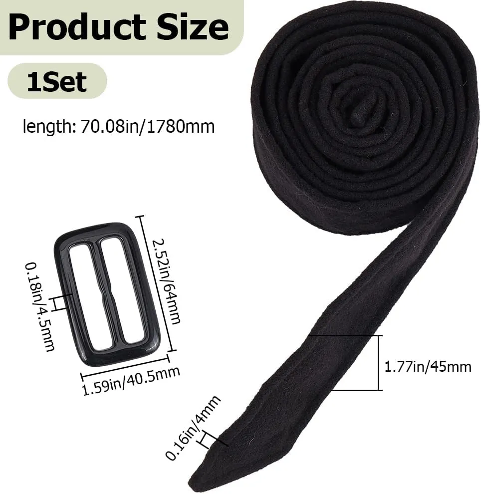 GORGECRAFT Overcoat Waist Belt Black Cloth Trendy Wide Bowknot Decorated Coat Cinch Tie Buckle Women Sash Bow Ties Adjustable Replacement Band Long Belt for Thick Trench Coat Overcoats Jacket