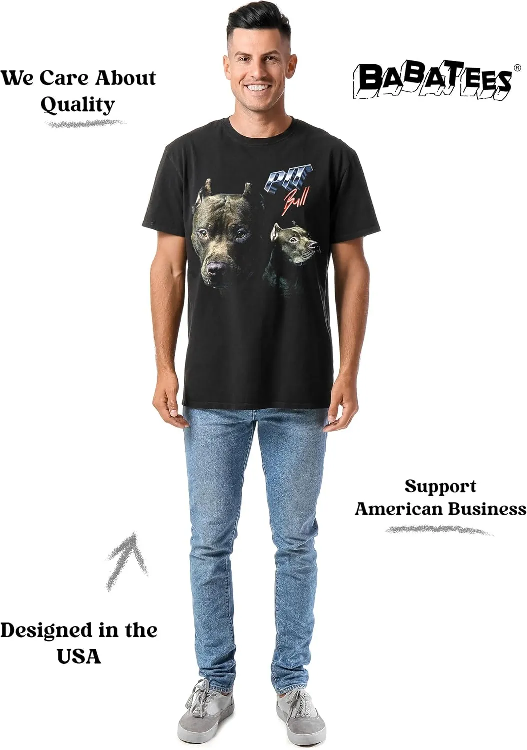 Heavy Metal Dog Lovers Graphic Tee - Funny Dog Dad & Mom Tees for Men & Women
