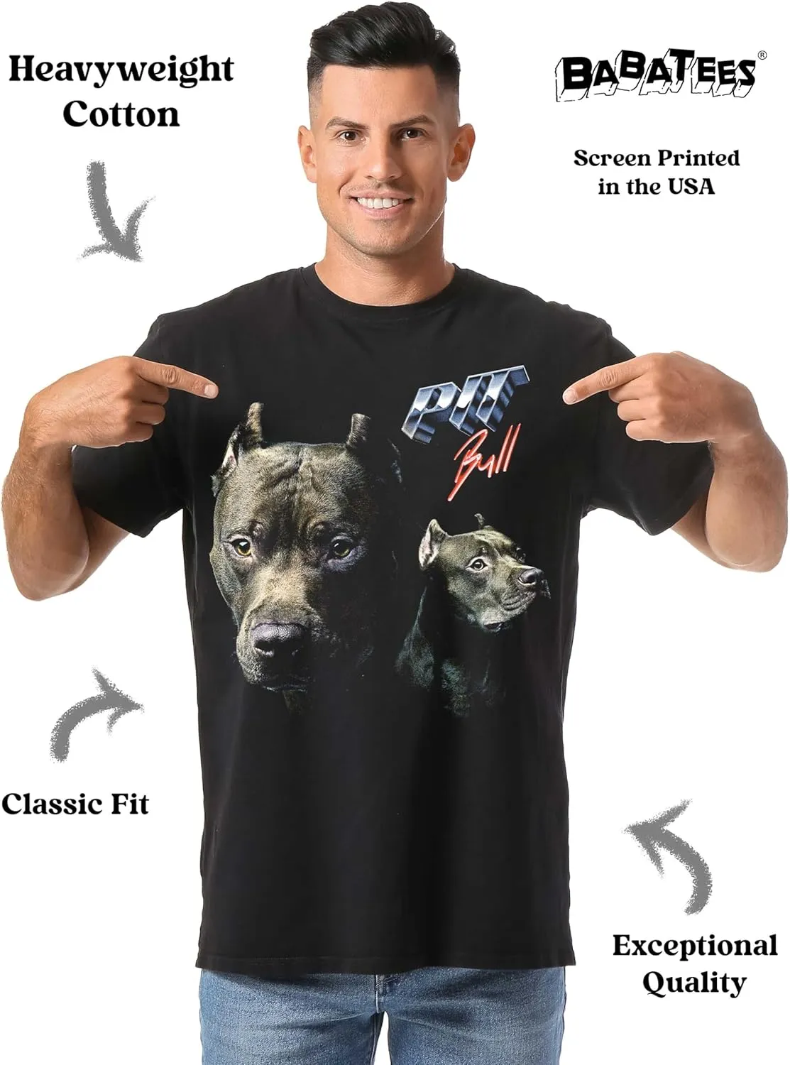 Heavy Metal Dog Lovers Graphic Tee - Funny Dog Dad & Mom Tees for Men & Women
