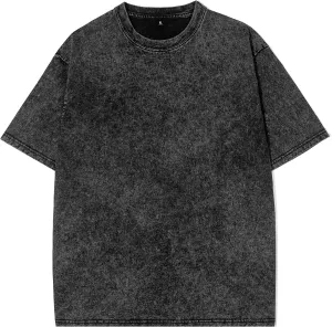 Men Oversized T Shirts Heavy Cotton Acid Washed Vintage Unisex Tee Loose Fit Short Sleeve Casual Streetwear Baggy Basic Tops