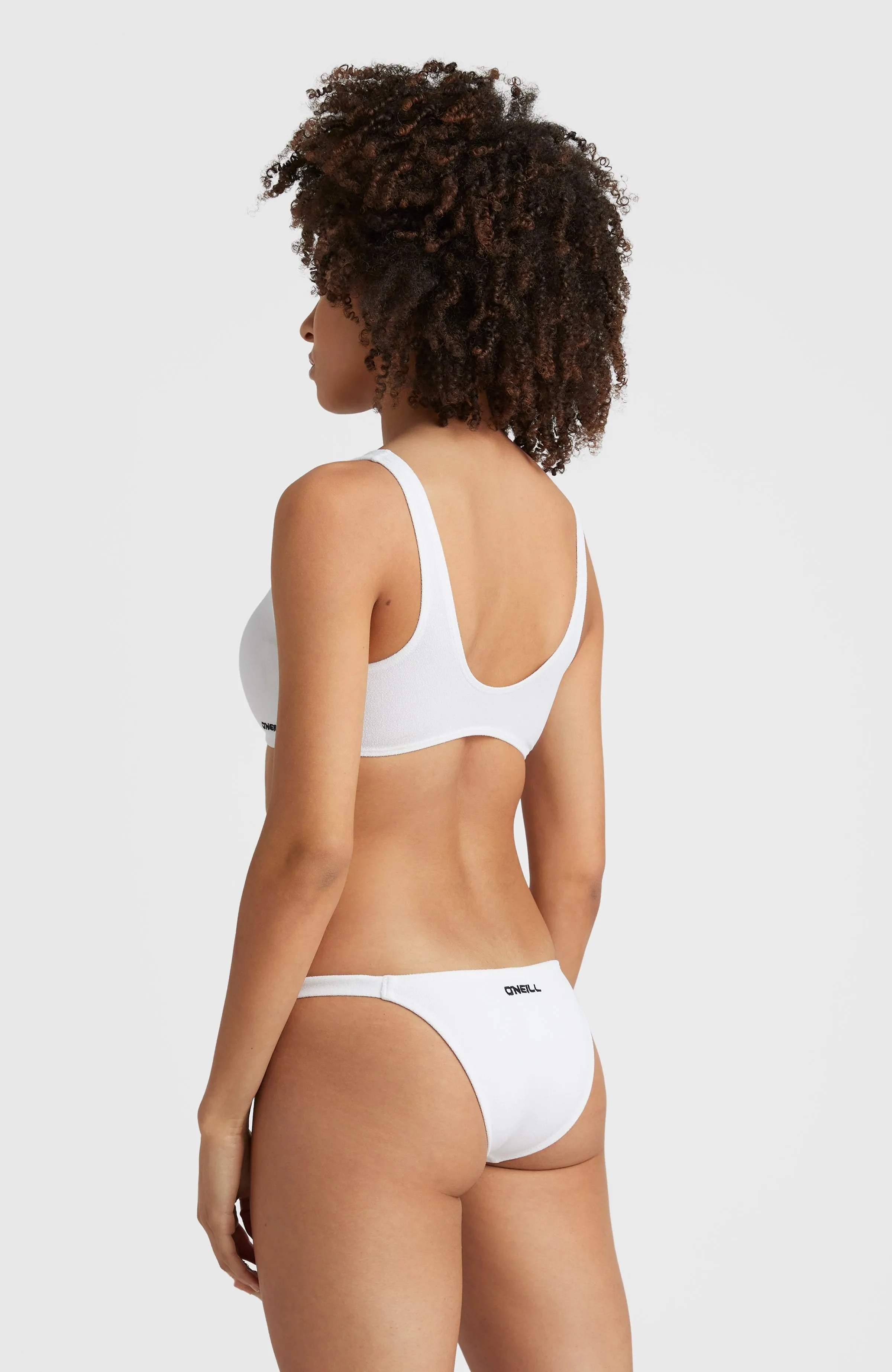 Terry Lucia Longline Triangle Bikini Set | Snow White